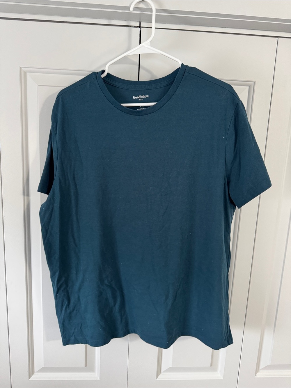 Goodfellow & Co Short-Sleeve Crewneck T-Shirt — Teal